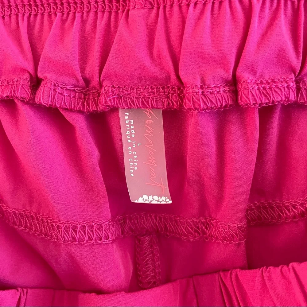NWT Free People‎ Movement Levitate Shorts Large Pink